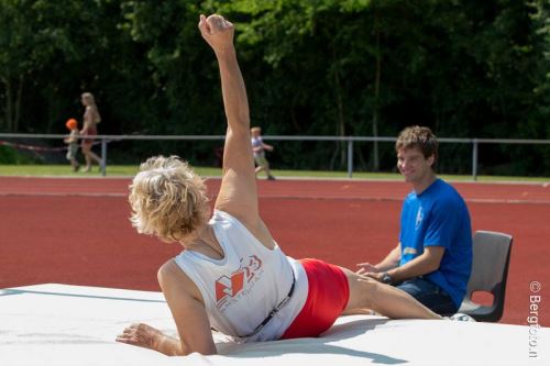 Rietje Dijkman heeft weer een nationaal record gevestigd