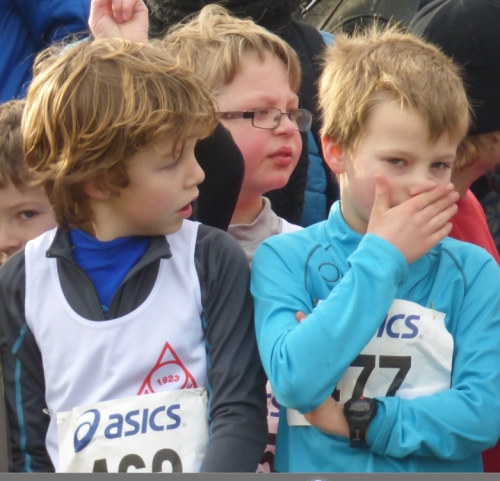 Joep en Riemer aan de start