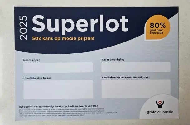 Grote Clubactie 2025 is van start!